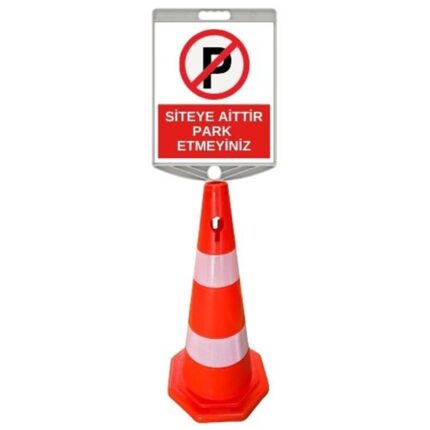 Siteye Aittir Park Etmeyiniz Levhalı Duba