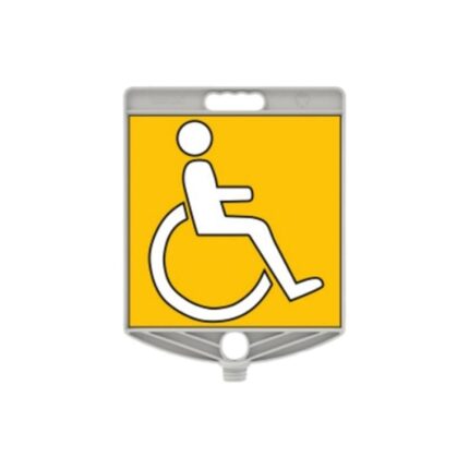 Engelli İşareti Engelli Park Yeri Levhası Dikdörtgen Plastik Levha 30x30 cm